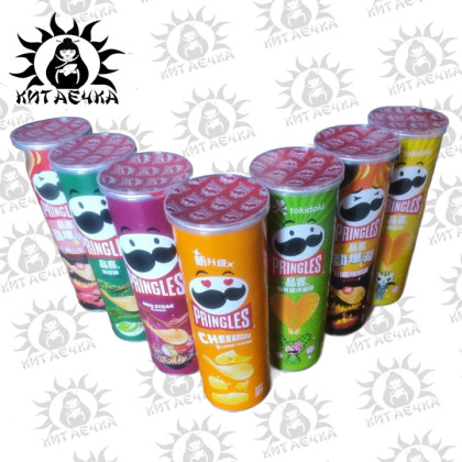 Купить оптом Чипсы "Pringles" Ассортимент вкусов 110гр/20упак Коробка 2183 в интернет-магазине КитаечкамагазинОПТ г.Уссурийск, Хабаровск
