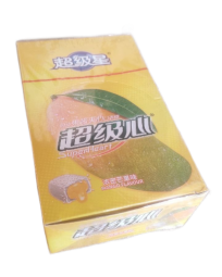 Жевательная резинка с джемом, вкус Манго 芒果 13,5гр 30шт/20упак Коробка