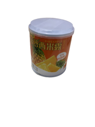 Кокосовое молоко с кусочками фруктов и желе ананас 一个菠萝 312г/24шт Коробка
