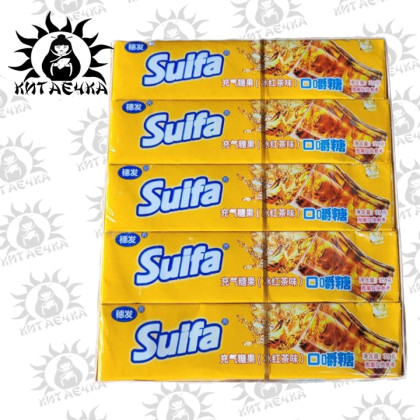Купить оптом Акция 16.02.26 Жевательная конфета Suifa со вкусом охлаждающего чая 20шт/16упак Коробка 2257-7акция в интернет-магазине КитаечкамагазинОПТ г.Уссурийск, Хабаровск