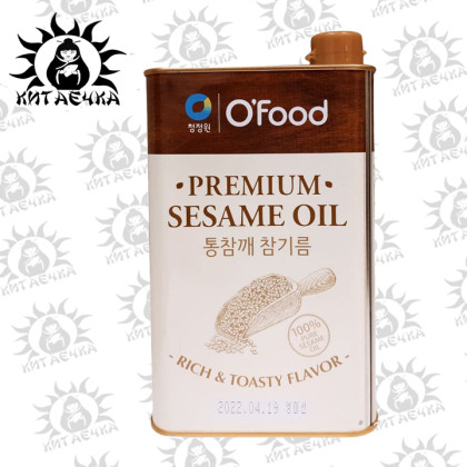 Купить оптом Кунжутное масло DAESANG O'FOOD PREMIUM 100% КОРЕЯ 1000мл/10шт Коробка /1079-1 в интернет-магазине КитаечкамагазинОПТ г.Уссурийск, Хабаровск