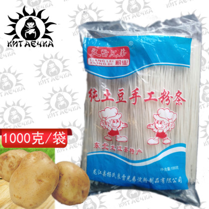 Купить оптом Фунчеза для горячих блюд 豌豆粉丝馆 Коробка 1кг/25шт /27 в интернет-магазине КитаечкамагазинОПТ г.Уссурийск, Хабаровск