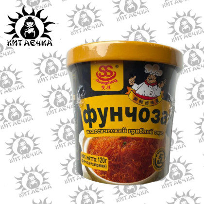 Купить оптом Фунчеза с классическим грибным вкусом 120г/12шт коробка 3166-1 в интернет-магазине КитаечкамагазинОПТ г.Уссурийск, 
